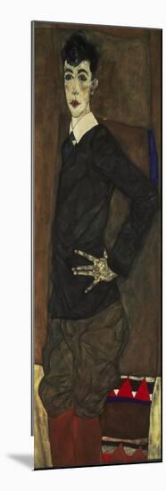 Portrait of Erich Lederer, 1912-1913-Egon Schiele-Mounted Giclee Print