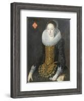 Portrait of Eritia Aukje Hoppers, Nee De Blocq, 1622-Jan De Salle-Framed Giclee Print