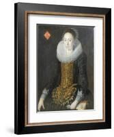 Portrait of Eritia Aukje Hoppers, Nee De Blocq, 1622-Jan De Salle-Framed Giclee Print