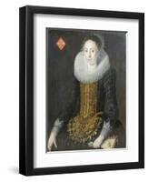 Portrait of Eritia Aukje Hoppers, Nee De Blocq, 1622-Jan De Salle-Framed Giclee Print