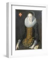 Portrait of Eritia Aukje Hoppers, Nee De Blocq, 1622-Jan De Salle-Framed Giclee Print