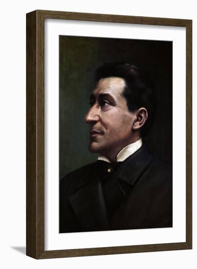 Portrait of Ermete Novelli-null-Framed Giclee Print