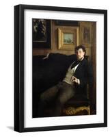 Portrait of Ernest Duez (1843-96) 1876-Paul Mathey-Framed Giclee Print