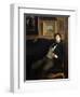 Portrait of Ernest Duez (1843-96) 1876-Paul Mathey-Framed Giclee Print