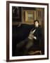 Portrait of Ernest Duez (1843-96) 1876-Paul Mathey-Framed Giclee Print