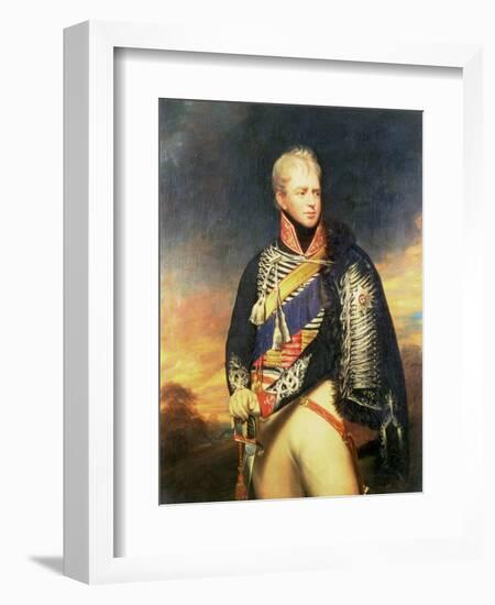 Portrait of Ernest, Duke of Cumberland and King of Hanover (1771-1851)-Sir William Beechey-Framed Giclee Print