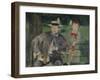 Portrait of Ernest Hoschedé with His Daughter Marthe, C. 1876-Edouard Manet-Framed Giclee Print