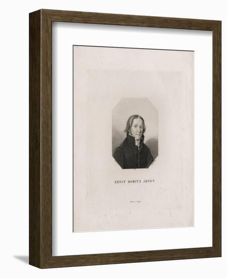 Portrait of Ernst Moritz Arndt, 1817-Friedrich Wilhelm Bollinger-Framed Giclee Print