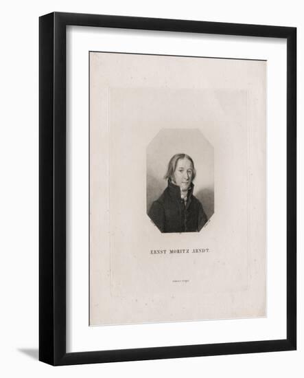 Portrait of Ernst Moritz Arndt, 1817-Friedrich Wilhelm Bollinger-Framed Giclee Print