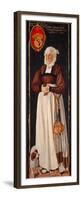 Portrait of Eslbeth Lochmann, wife of Jacob Schwytzer, 1564-Tobias Stimmer-Framed Premium Giclee Print