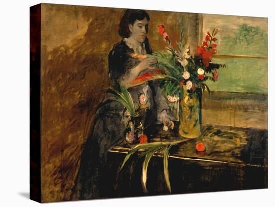 Portrait of Estelle Musson Degas, 1872-Edgar Degas-Stretched Canvas