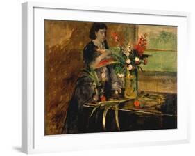 Portrait of Estelle Musson Degas, 1872-Edgar Degas-Framed Giclee Print