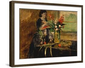 Portrait of Estelle Musson Degas, 1872-Edgar Degas-Framed Giclee Print