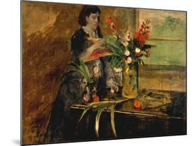 Portrait of Estelle Musson Degas, 1872-Edgar Degas-Mounted Giclee Print