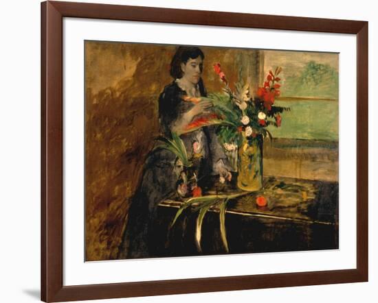 Portrait of Estelle Musson Degas, 1872-Edgar Degas-Framed Giclee Print