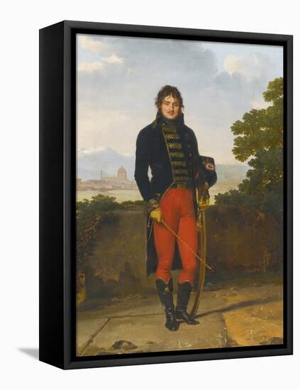 Portrait of Etienne Michaux (1771-1850), 1801 (Oil on Canvas)-Louis Gauffier-Framed Stretched Canvas