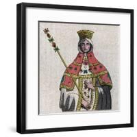 Portrait of Eudokia Ingerina-Stefano Bianchetti-Framed Giclee Print