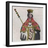 Portrait of Eudokia Ingerina-Stefano Bianchetti-Framed Giclee Print