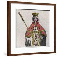 Portrait of Eudokia Ingerina-Stefano Bianchetti-Framed Giclee Print