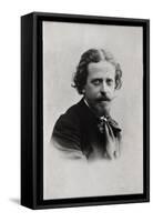 Portrait of Eugene Brieux (1858-1932), French dramatist-French Photographer-Framed Stretched Canvas