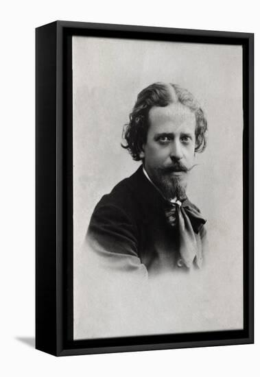 Portrait of Eugene Brieux (1858-1932), French dramatist-French Photographer-Framed Stretched Canvas