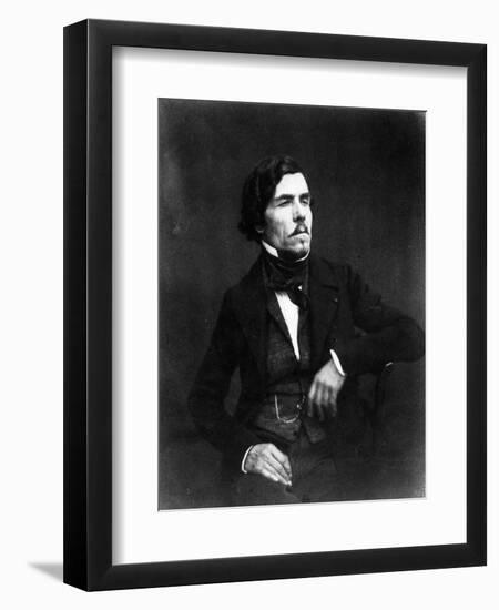 Portrait of Eugène Delacroix-Nadar-Framed Photographic Print