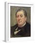 Portrait of Eugene Labiche (1815-1888) (Painting)-Marcellin Gilbert Desboutin-Framed Giclee Print