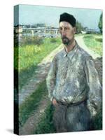 Portrait of Eugene Lamy, 1889-Gustave Caillebotte-Stretched Canvas