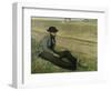 Portrait of Eugene Manet-Edgar Degas-Framed Giclee Print