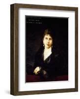 Portrait of Eugenia Attendolo Bolognini Litta Visconti Arese-null-Framed Giclee Print