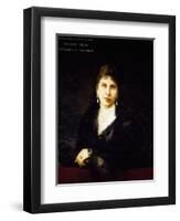 Portrait of Eugenia Attendolo Bolognini Litta Visconti Arese-null-Framed Giclee Print