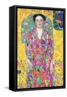 Portrait of Eugenia (M?) Primavesi-Gustav Klimt-Framed Stretched Canvas
