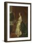 Portrait of Eugénie De Montijo (1826-192), Empress of the French, 1853-Franz Xaver Winterhalter-Framed Giclee Print