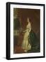 Portrait of Eugénie De Montijo (1826-192), Empress of the French, 1853-Franz Xaver Winterhalter-Framed Giclee Print