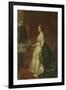 Portrait of Eugénie De Montijo (1826-192), Empress of the French, 1853-Franz Xaver Winterhalter-Framed Giclee Print