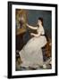 Portrait of Eva Gonzales (1849-83) 1870-Edouard Manet-Framed Giclee Print