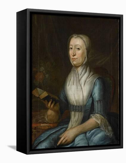 Portrait of Eva Goudriaan-De Veer-Cornelis van Cuylenburgh II-Framed Stretched Canvas