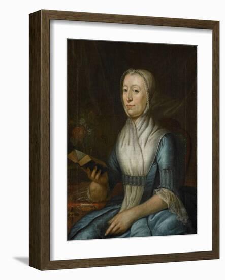 Portrait of Eva Goudriaan-De Veer-Cornelis van Cuylenburgh II-Framed Art Print