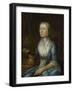 Portrait of Eva Goudriaan-De Veer-Cornelis van Cuylenburgh II-Framed Art Print