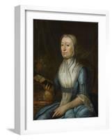 Portrait of Eva Goudriaan-De Veer-Cornelis van Cuylenburgh II-Framed Art Print