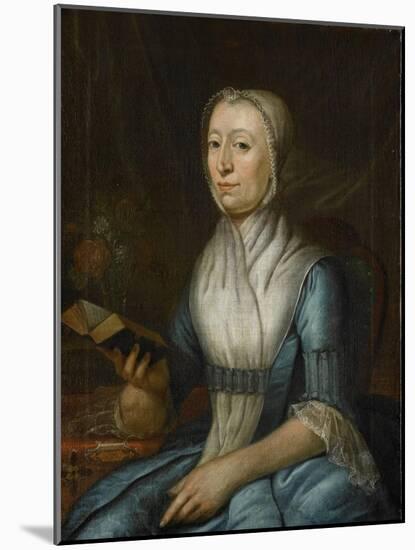 Portrait of Eva Goudriaan-De Veer-Cornelis van Cuylenburgh II-Mounted Art Print