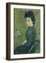 Portrait of Eva Meurier in a Green Dress, 1891-Maurice Denis-Framed Giclee Print