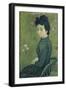 Portrait of Eva Meurier in a Green Dress, 1891-Maurice Denis-Framed Giclee Print