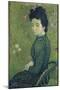 Portrait of Eva Meurier in a Green Dress, 1891-Maurice Denis-Mounted Giclee Print