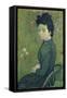 Portrait of Eva Meurier in a Green Dress, 1891-Maurice Denis-Framed Stretched Canvas