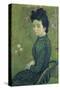 Portrait of Eva Meurier in a Green Dress, 1891-Maurice Denis-Stretched Canvas