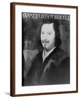 Portrait of Evangelista Torricelli-null-Framed Giclee Print
