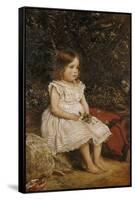 Portrait of Eveline Lees as a Child, 1875-John Everett Millais-Framed Stretched Canvas