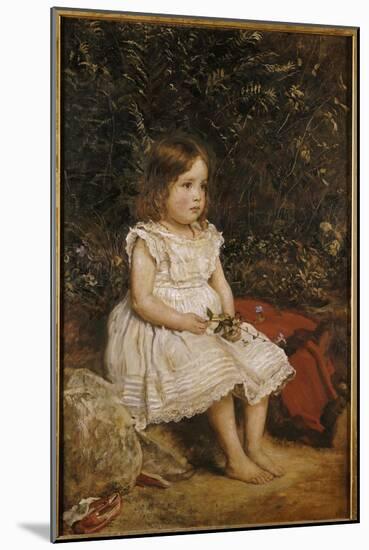 Portrait of Eveline Lees as a Child, 1875-John Everett Millais-Mounted Giclee Print