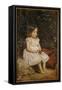 Portrait of Eveline Lees as a Child, 1875-John Everett Millais-Framed Stretched Canvas